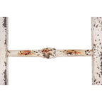 Échelle décorative en pin blanc vieilli 12,5"x69" – Porte-serviettes et porte-couvertures rustique