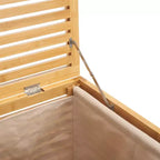 Panier à linge 2 compartiments avec sac intérieur - STG1904 - Naturel/Beige