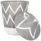 Panier à linge - HAC6004 - Gris/Blanc