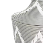 Panier à linge - HAC6004 - Gris/Blanc