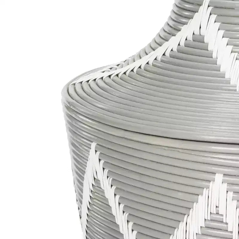 Panier à linge - HAC6004 - Gris/Blanc