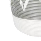 Panier à linge - HAC6004 - Gris/Blanc