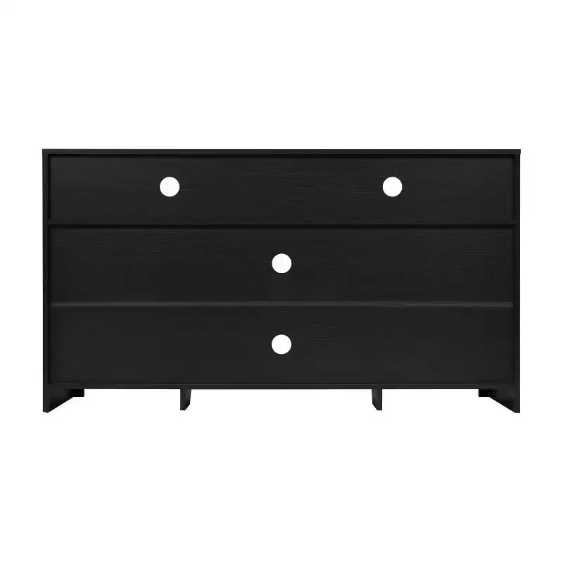 Meuble TV buffet 4 portes de style moderne du milieu du siècle de 58 po – Convient aux téléviseurs jusqu'à 65 po