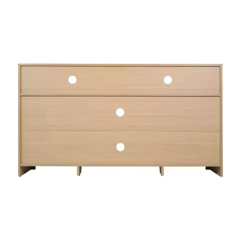 Meuble TV buffet 4 portes de style moderne du milieu du siècle de 58 po – Convient aux téléviseurs jusqu'à 65 po