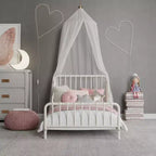 Cadre de lit pour tout-petit en métal Quinn – Meuble de chambre d'enfant sûr et robuste