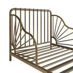 Cadre de lit pour tout-petit en métal Quinn – Meuble de chambre d'enfant sûr et robuste