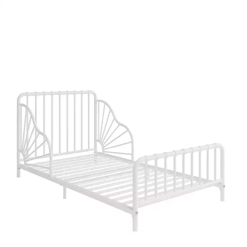 Cadre de lit pour tout-petit en métal Quinn – Meuble de chambre d'enfant sûr et robuste