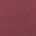 Fauteuil Inclinable de Massage en Tissu Bordeaux – 6 Points de Vibration, Inclinaison Manuelle, Pochette Latérale