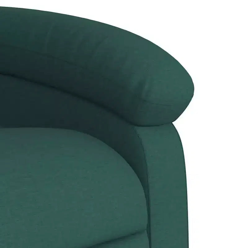 Fauteuil relax électrique pour personnes âgées – Fauteuil inclinable en tissu réglable, vert foncé, inclinaison motorisée