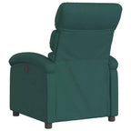Fauteuil relax électrique pour personnes âgées – Fauteuil inclinable en tissu réglable, vert foncé, inclinaison motorisée