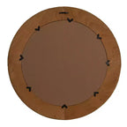 Miroir Mural Rond en Rotin Tressé Main – Décor Bohème Naturel