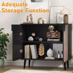 Armoire de rangement 80 cm avec étagères et portes – Organisateur polyvalent pour la maison