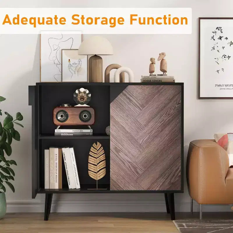 Armoire de rangement 80 cm avec étagères et portes – Organisateur polyvalent pour la maison