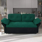 Canapé-lit convertible moderne en chenille, 188 cm, taille Queen – Multifonctionnel
