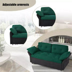 Canapé-lit convertible moderne en chenille, 188 cm, taille Queen – Multifonctionnel