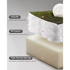 Fauteuil inclinable pivotant et coulissant – Rotation à 360°, bascule à 30°, inclinaison à 135°, chenille et châssis en acier