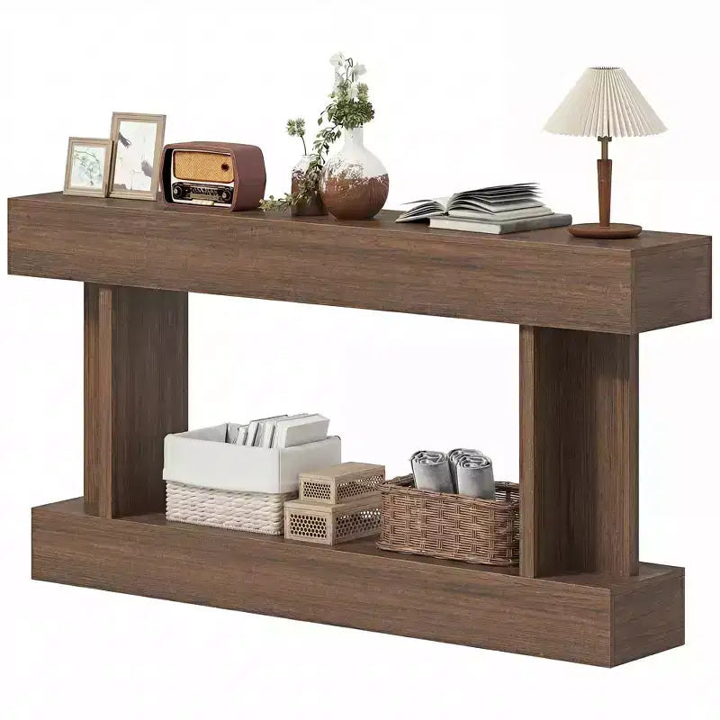 Console Vintage de 63 pouces – Table d'entrée longue derrière canapé
