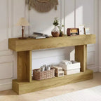 Console Vintage de 63 pouces – Table d'entrée longue derrière canapé