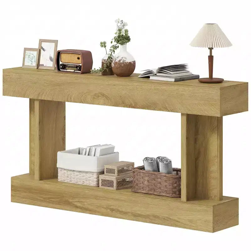 Console Vintage de 63 pouces – Table d'entrée longue derrière canapé