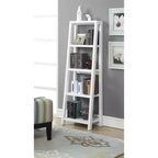 Étagère blanche de 160 cm – Unité de rangement ouverte pour le salon ou le bureau